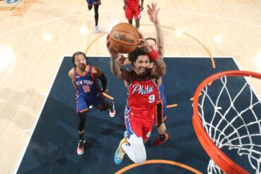 76ers vs knicks match player stats