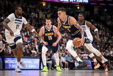 timberwolves vs denver nuggets match player stats
